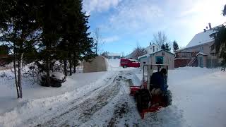 Case 442 1969 moving snow PART 2