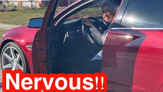 Girl drives my Pontiac G8 for first time!