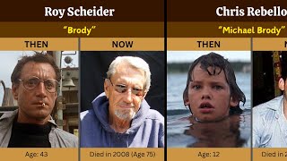 Jaws (1975) Then and Now 2024 ★ How They Changed?