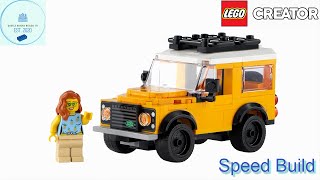 Lego Creator Land Rover Classic Defender 40650 Скоростная сборка