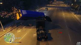 Sending cars to the moon with the phantom wedge on GTA5  fiveM freeroam liberty city RP