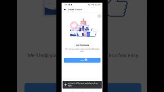 create facebook account in 1 minute 🔥 #shorts #facebook