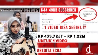 MANTULL!! PENGHASILAN REGITA ECHA DARI YOUTUBE DAN MELIHAT JUMLAH SUBCRIBER YANG DISEMBUNYIKAN