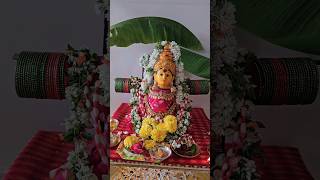 వరలక్ష్మి  వ్రతం పూజా అలంకరణ | varalakshmi pooja decoration | varalakshmi vratham #shorts #trending