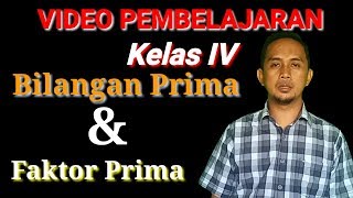 BILANGAN PRIMA DAN FAKTOR PRIMA KELAS 4 SD