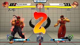 Daigo (Evil Ryu) vs Kiyotea (Guy) - EVO 2015 USF4 - 720p/60fps