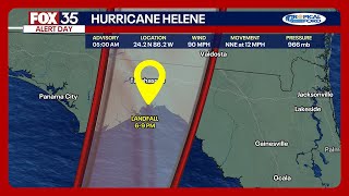 Hurricane Helene path: Storm likely to make landfall near Tallahassee, Florida