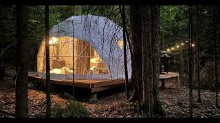 Glamping dome manufacturer in India | Awning global is a leading supplier of Glamping dome products