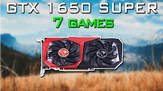 7 Games Tested - GTX 1650 Super 4gb + i5 10400f - Gameplay Benchmark 1080P High Settings