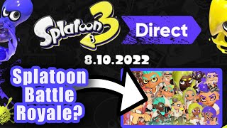 EVERYTHING We Should Expect from the Splatoon 3 Direct on 8.10.2022