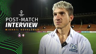 Mikhail Kovalenko post-match reaction after the win against Struga