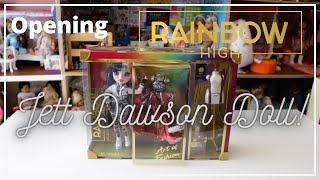 Opening Rainbow High Jett Dawson Doll!