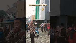 Rutinitas pagi di SMK Manusa Ajibarang