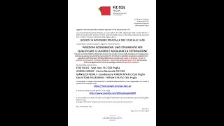 Assemblea sindacale regionale per il personale ATA FLC CGIL Puglia