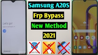 SAMSUNG A10S - A20S - A30S - FRP BYPASS - GOOGLE ACCOUNT BYPASS SOLUTION