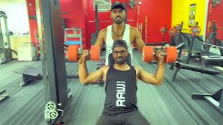 SHOULDER workout with partners in TELUGU #gym #motivation #gymworkout #workoutips #gymmotivation