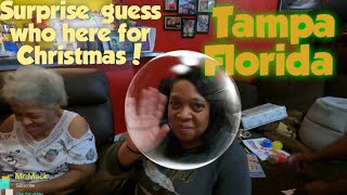 Christmas in Tampa|Surprising mom|during the pandemic|2020