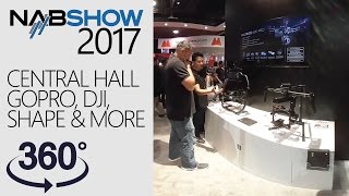 NAB 2017: Central Hall GoPro, DJI, Shape, Freefly 360° Walkthrough (4K)