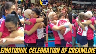 Creamline's EMOTIONAL Celebration AFTER WINNING AGAINST CIGNAL! FIRST GRANDSLAM IN PVL!