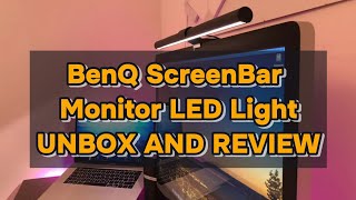 BenQ Screen Bar Unboxing and Review!