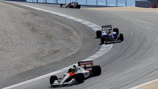 Mansell Vs Senna at Laguna Seca. Assetto Corsa F1 Mod Racing. Like n Subscribe