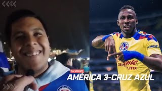 CLUB AMÉRICA DERROTA A CRUZ AZUL 3-2, ASÍ SE VIVIÓ