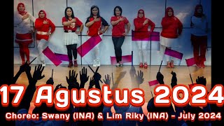 17 Agustus 2024 - Beginner - Choreo:Swany (INA) & Lim Riky (INA) - July 2024