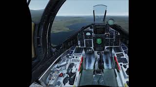 DCS in VR - 7 VIGGEN PRACTICE M71 Low Drag Bombs RR RADAR AIM RELEASE