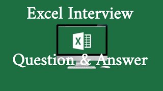 Excel interview questions and answers #excelinterviewquestionsandanswers #excelinterview #exceltips