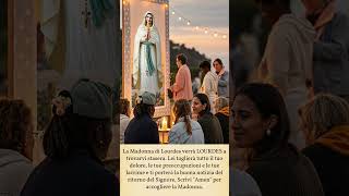 La Madonna di Lourdes verrà LOURDES a trovarvi stasera. Lei toglierà tutto il tuo dolore #maria