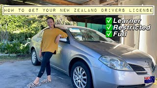 HOW TO GET YOUR NEW ZEALAND DRIVERS LICENSE 🇳🇿 (CLASS 1 - Car ) #pinoynz #driverslicense