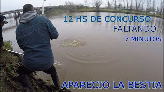 AMIGOS DE PESCA 2021...TORNEO DE PESCA..12 HORAS DE COMPETENCIA,FALTANDO 7 MIN..MIRA LO QUE LLEGO!!!