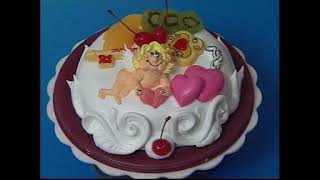 Cake decoration. Key from the heart.蛋糕裝飾。 心鍵 .Украшение торта.Ключ от сердца.