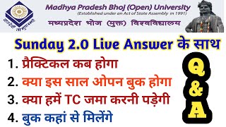 Live 🔴 Mp Bhoj Open University