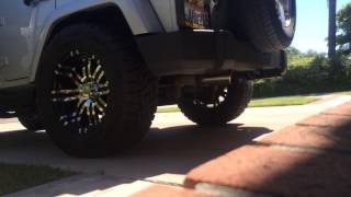 07 Jeep Wrangler JK 3.8 straight pipe