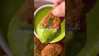 How to make Quorn Nuggets with creamy cilantro dip #flexitarian #shorts #recipe #cilantro #nuggets