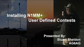 Contest Definition Selection and Installing User Defined Contests in N1MM