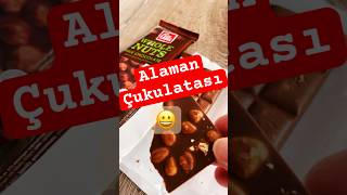 Alman çikolatası😀 🍫🍫🍫 #chocolate #çikolata #almançikolatası #shorts #unboxing #reklam değil😀