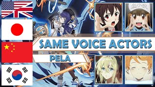 Honkai: Star Rail - Pela ALL Language Voice Actors, Same Anime & Game Characters