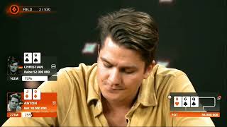 Anton's Big Bluff - $10K Main Event Final Table | Classic Hands - MILLIONS UK 2020 | partypoker