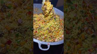 The most delicious 😋 Asun Fried Rice you've ever had #shorts #reels #food