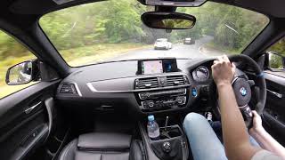 BMW M2 LCI (Manual) POV Drive with M135i + OG M2 | North Wales | 4K