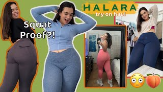 TESTING HALARA LEGGINGS! Are They Squat Proof?! | Curvy Try On Haul