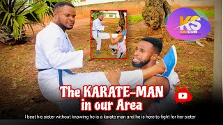 The karate man in our Area 🥋