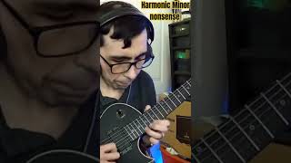 Harmonic Minor Nonsense From Livestream #guitar #guitarsolo #shred