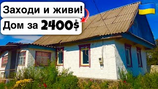 🇺🇦 Заходи и живи! Дом в селе за 2400$ Продажа недвижимости за копейки! Всё есть Уютное тихое село!