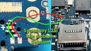 symphony L25i Mic Problem Jumper Solution