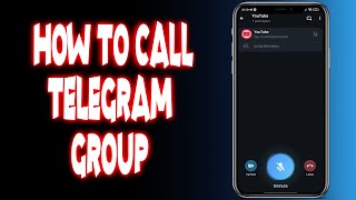 How to call telegram group?