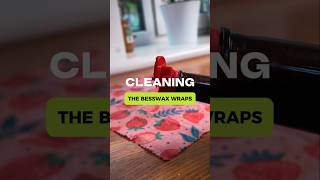 How to Clean the Beeswax Wraps from SaveItMom™ 🐝 #beeswaxwraps #kitchen #momlife #trending #howto