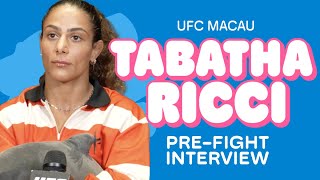 Tabatha Ricci full UFC Macau pre-fight media day interview